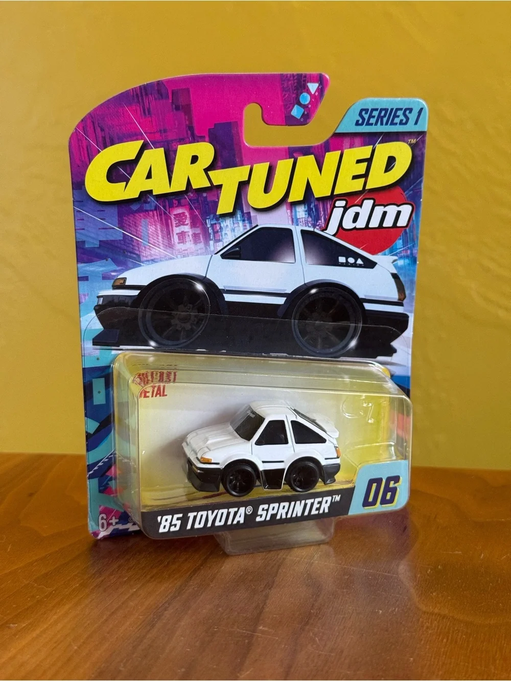 Car Tuned JDM '85 Toyota Sprinter Kids Toy - White